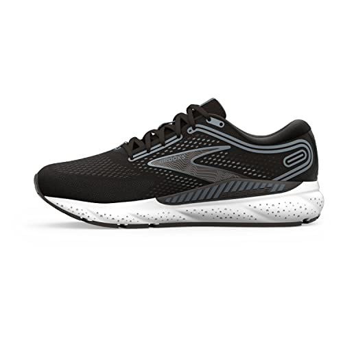 Brooks Women’s Ariel GTS 23 Supportive Running Shoe - Black/Grey/White - 6 Medium