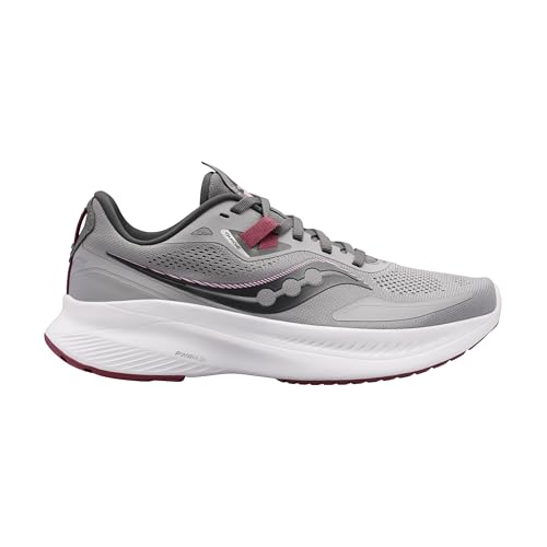 Saucony Women's Guide 15 Sneaker, Alloy/Quartz, 11