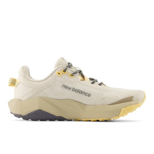 Women's New Balance DYNASOFT Nitrel v6 Trail Shoes in Linen/White Peach alternate view 3