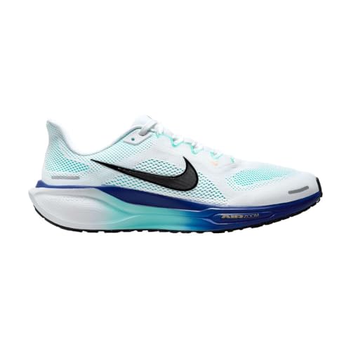 Nike Mens Air Zoom Pegasus 41 AIR Zoom Pegasus 41, WHITE/BLACK-HYPER TURQ-CONCORD, 8 UK (9 US)