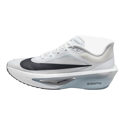 Nike Zoom Fly 6 Men's Road Racing Shoes (FN8454-104, White/Pure Platinum/Obsidian Mist/Gridiron) Size 11.5