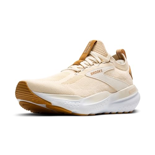 Brooks Women’s Glycerin Stealthfit 21 Neutral Running Shoe - Marshmallow/Cream/Biscuit - 6 Medium