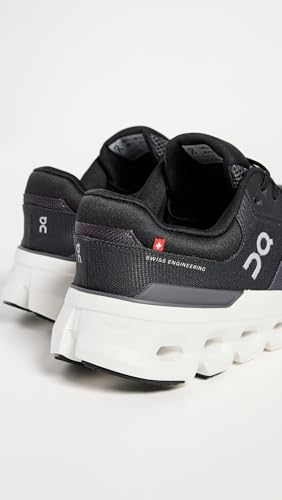 On Men's Cloudrunner 2 Sneakers, Eclipse | Black, 11.5 Medium US