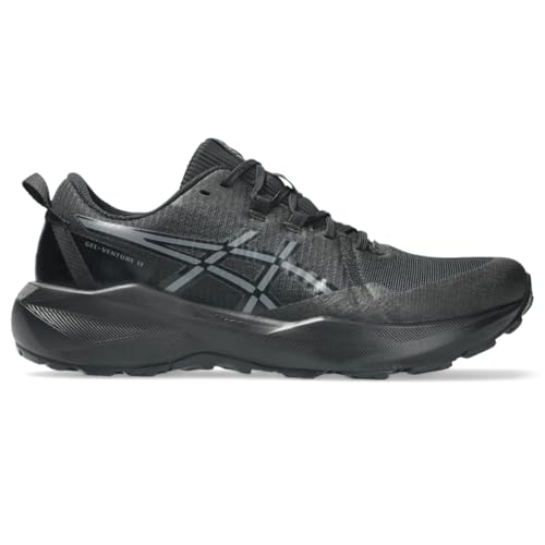 ASICS Men's Gel-Venture 11 Running Shoes, 11, Black/Carrier Grey