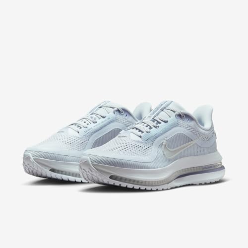 Nike Pegasus Premium Women's Road Running Shoes (Football Grey/World Indigo/White/Metallic Platinum) Size 8