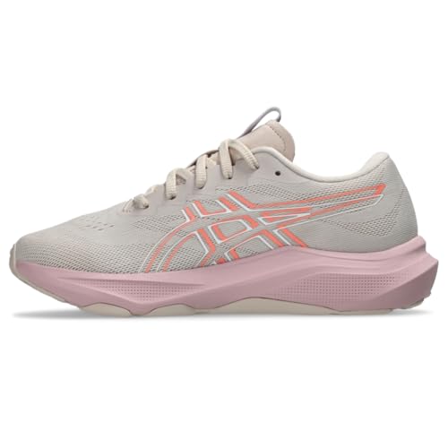 ASICS Kid's GT-2000 14 Grade School Running Shoes, 1, Mineral Beige/Sun Coral