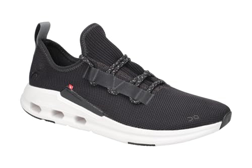 On Men's Cloudeasy Sneakers, Black/Rock, 7.5 Medium US