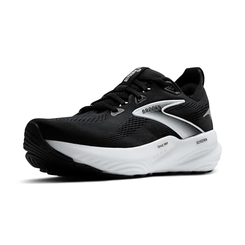 Brooks Men’s Glycerin 22 Neutral Running Shoe - Black/Grey/White - 14 Medium
