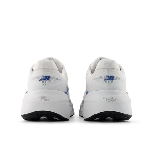 New Balance Men's Fresh Foam X More V6 Running Shoe, Nb 103 White/Blue Agate, 9 XW