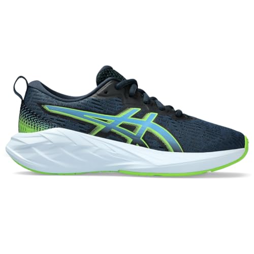 ASICS Kid's NOVABLAST 4 Grade School Running Shoes, 1.5, French Blue/Waterscape