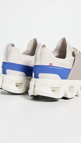 On Men's Cloudswift 4 Sneakers, Cream/Cobalt, 13 Medium US