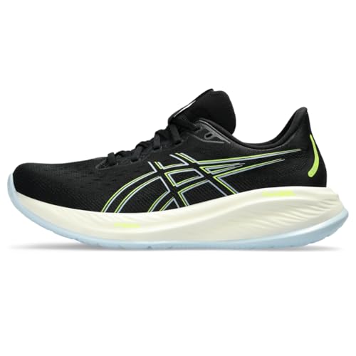 ASICS Men's Gel-Cumulus 26 Running Shoes, 10, Black/Safety Yellow