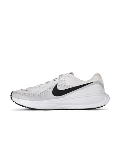 Nike Men's Revolution 8 Road Running Shoes, White/Black-Pure Platinum, 9.5