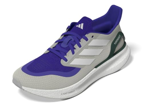 Adidas Mens Pureboost 5 Running, Lucid Blue/White/Collegiate Green, 12