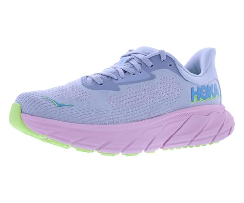 HOKA Arahi 7 Womens Shoes Size 9.5, Color: Gull/Pink Twilight - product image