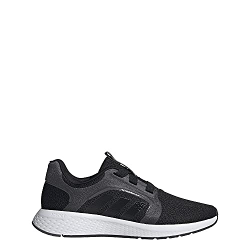 Adidas Women's Edge Lux 5 Running Shoe, Core Black/Core Black/Iron Metallic, 6.5