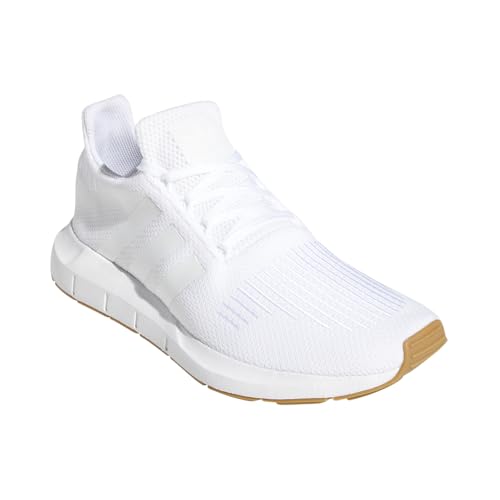 Adidas Originals Men's Swift Run Shoe, White/White/Gum, 7.5