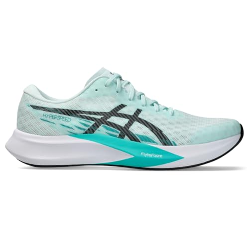 ASICS Men's Hyper Speed 4 Running Shoes, 14, Soothing SEA/Black