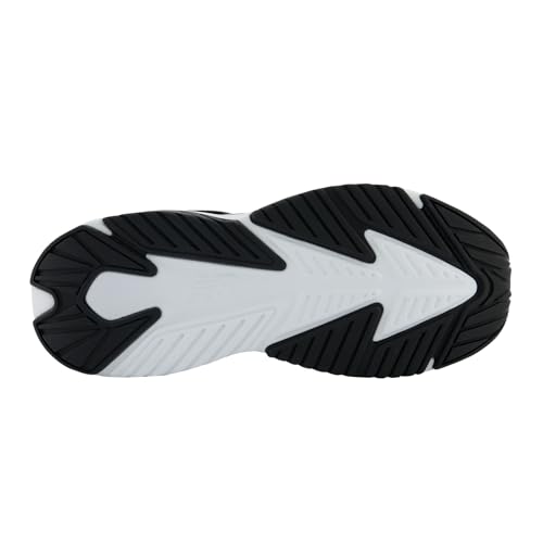 New Balance Kid's Rave Run V2 Hook & Loop Running Shoe, Black/White, 11 Wide Little Kid