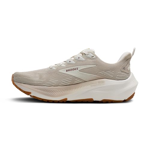 Brooks Women's Ghost Trail, Off-Road Running Shoe for Rugged Terrain - Coconut/Chateau/Rose - 8 Medium