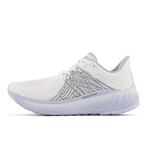 New Balance Women's Fresh Foam X Vongo V5 Running Shoe, White/Silver Mink/Libra, 5 Wide US