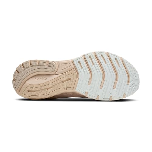 Brooks Women’s Anthem 7 Neutral Running Shoe - Almond/Grey/Desert Flower - 10 Medium