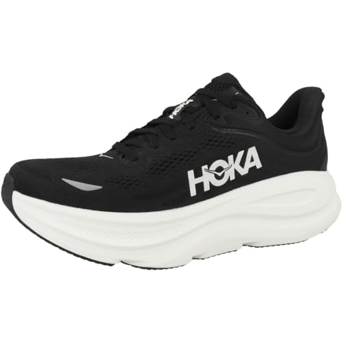 Hoka Men's Bondi 9 Black/White 10 Medium