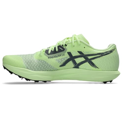 ASICS Unisex SONICRACER XC Running Shoes, 10.5M / 12W, Illuminate Yellow/Black
