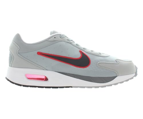 Nike Air Max Solo Men's Shoes (DX3666-004, Wolf Grey/Cool Grey/University Red/Black) Size 11