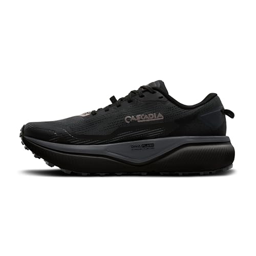 Brooks Women’s Cascadia 20 GTX Waterproof Trail Running Shoe - Black/Ebony/Nocturnal - 9.5 Medium