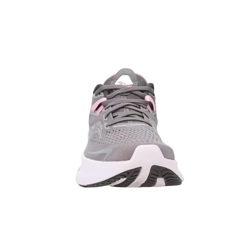 Saucony Women's Ride 15 Sneaker, Alloy/Quartz, 10.5 Wide