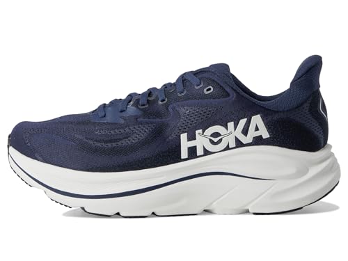 HOKA Mens Clifton 10 Navy/White Size 9 US
