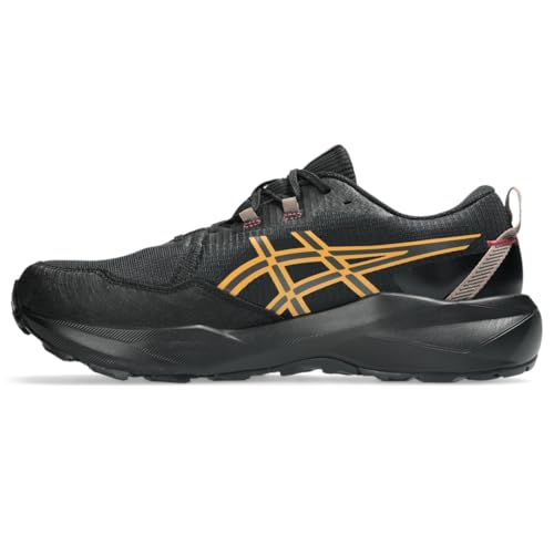 ASICS Men's Gel-Venture 11 Waterproof Running Shoes, 13, Black/Sandstorm