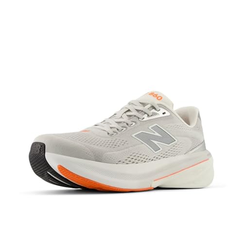 New Balance Men's Fresh Foam X 860 V15 Running Shoe, Grey Matter/Sea Salt, 10