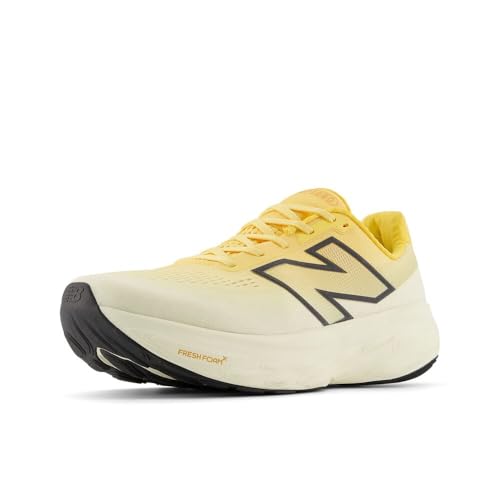 New Balance Men's Fresh Foam X 1080 V14 Running Shoe, Clementine/Angora/Black Cement, 8.5 M