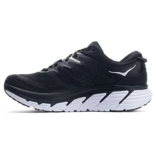HOKA Gaviota 4 Running Shoe Womens Running 6 BM US Blackwhite - alternate view 2
