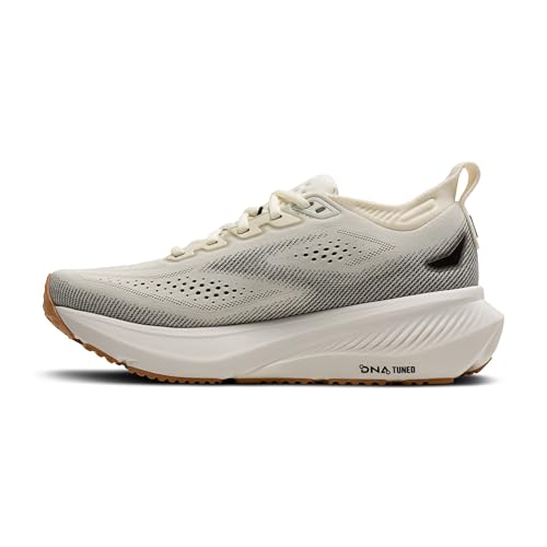 Brooks Women’s Glycerin 23 Neutral Running Shoe - White/Black/Biscuit - 7.5 Medium