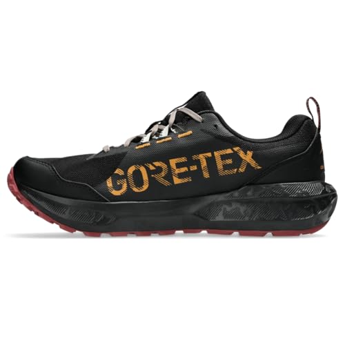ASICS Men's Gel-Sonoma 8 GTX Running Shoes, 10.5, Black/Brisket RED