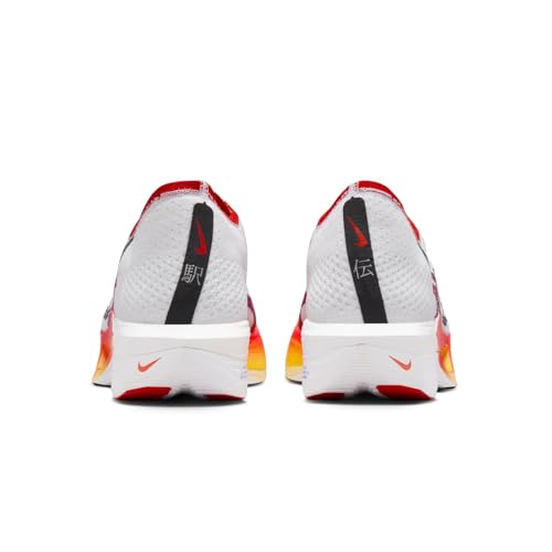 Nike Vaporfly 3 Men's Road Racing Shoes (HQ3504-100, White/Black/University Red/Habanero Red) Size 12