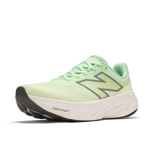 New Balance Women's Fresh Foam X 1080 V14 Running Shoe, Sweetgrass/Reflection/Silver Metallic, 8 M - product image