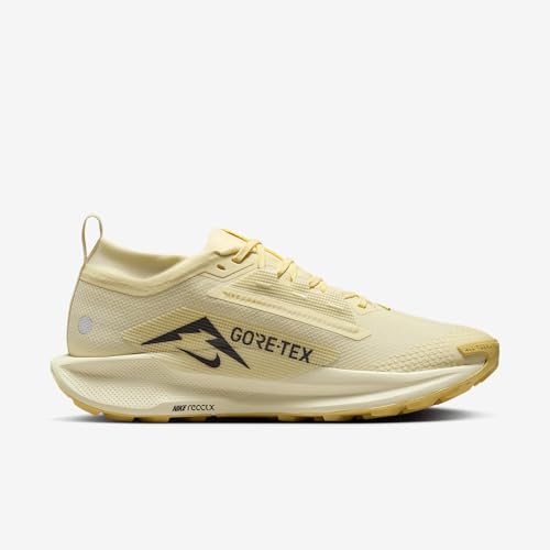 Nike Pegasus Trail 5 Gore-TEX Men's Waterproof Running Shoes (FQ0908-700, Alabaster/Saturn Gold/Lightning/Medium Ash) Size 12