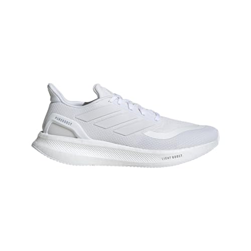 Adidas Men's Pureboost 5 Running, White/White/White, 8.5