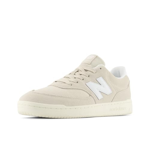 New Balance Men's 080 Court Sneaker, Timberwolf/Nb 103 White, 10