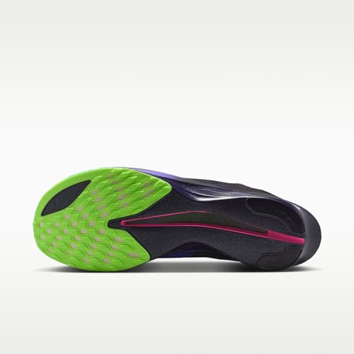 Nike Streakfly 2 Glam Road Racing Shoes (Dark Obsidian/Electric Green/Purple Dynasty/Black) Size 14