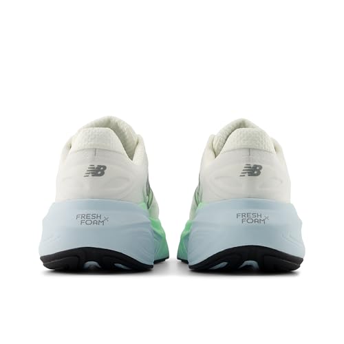 New Balance Women's Fresh Foam X More V6 Running Shoe, Sea Salt/Lab Green/Frosted Glass, 8 M