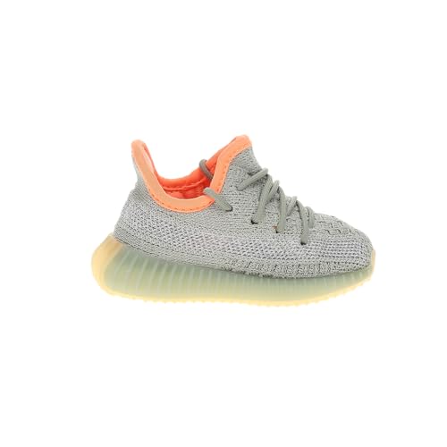 adidas Men's Yeezy Boost 350 V2 Reflective GW1229, Steeple Gray/Beluga/Solar Red, 7