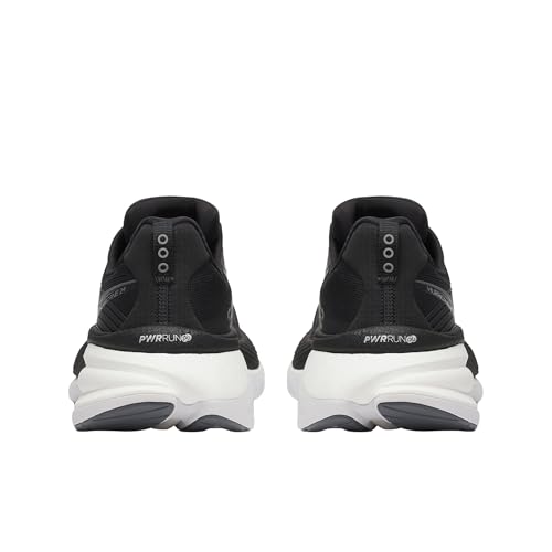 Saucony Men's Hurricane 24 Sneaker, Black/Carbon, 10.5