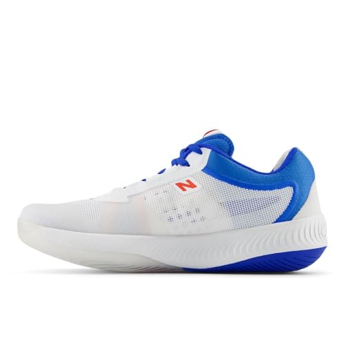 New Balance Women's FuelCell 996 V6 Tennis Shoe, White/Navy, 9 M
