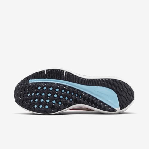 Nike Winflo 10 Women's Road Running Shoes (FZ3973-100, White/Barely Volt/Aquarius Blue/Hyper Pink) Size 7.5