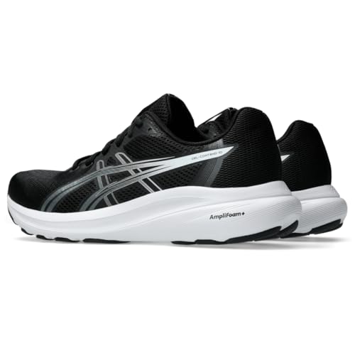 ASICS Men's Gel-Contend 10 Running Shoes, 11, Black/White